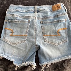 denim shorts